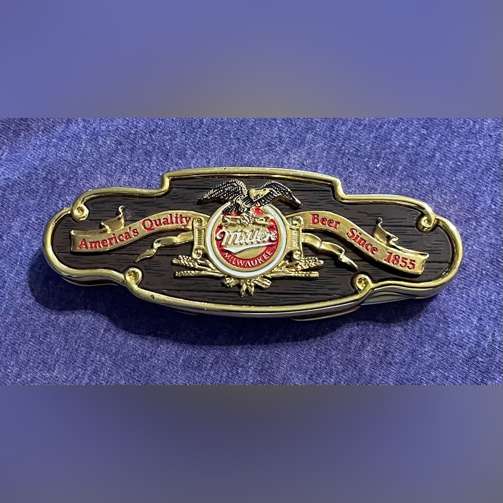 Franklin Mint Miller Beer Vintage Knife
